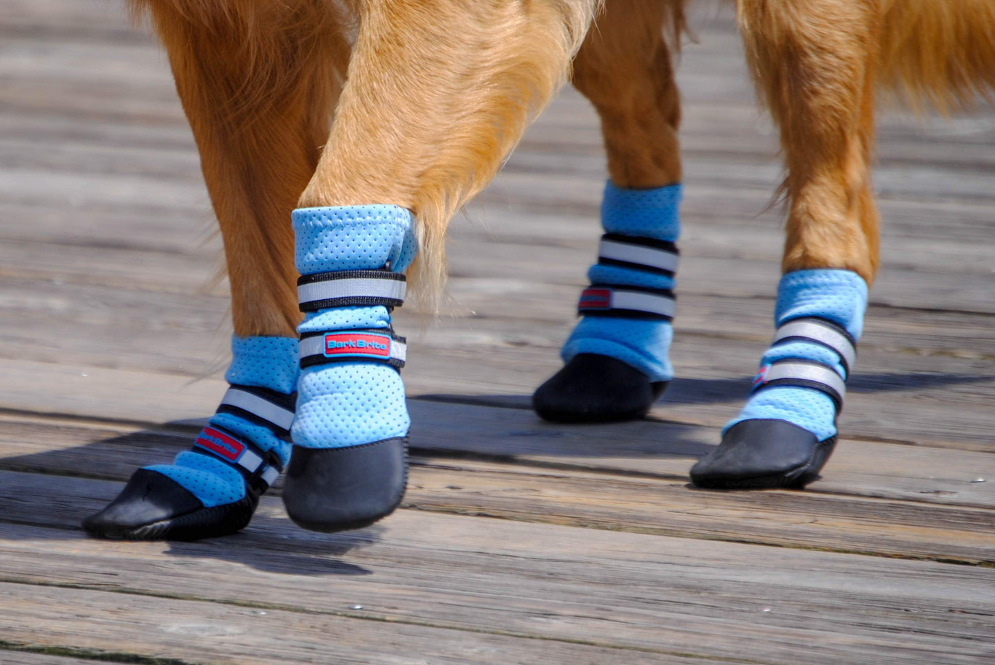 Slip-resistant Bark Brite neoprene boots for dogs