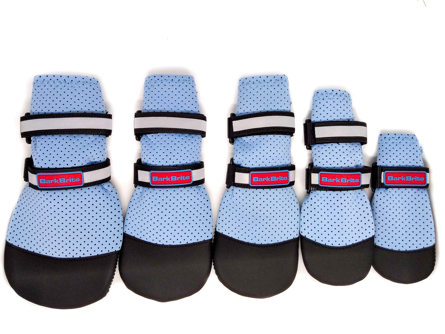 Water-resistant Bark Brite lightweight neoprene dog boots