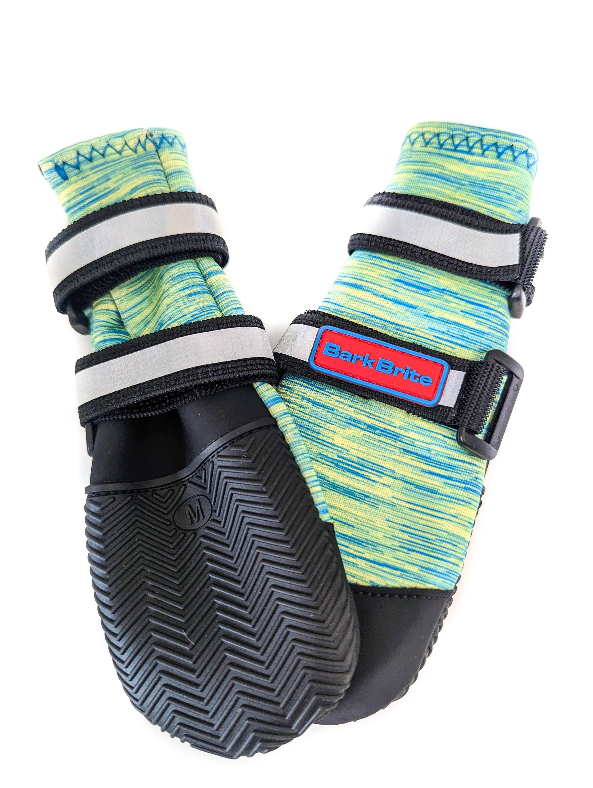 Durable Bark Brite all-season booties protecting paws
