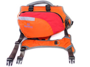 Close-up of Bark Brite multi-purpose dog life jacket straps