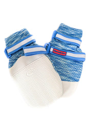 Close-up of Bark Brite all-season booties with paw grip