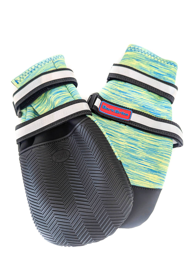 Durable Bark Brite all-season booties protecting paws