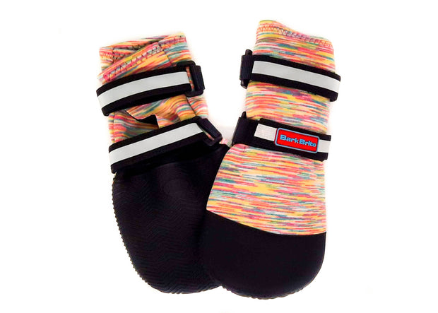 Year-round Bark Brite neoprene booties for dog paw protection